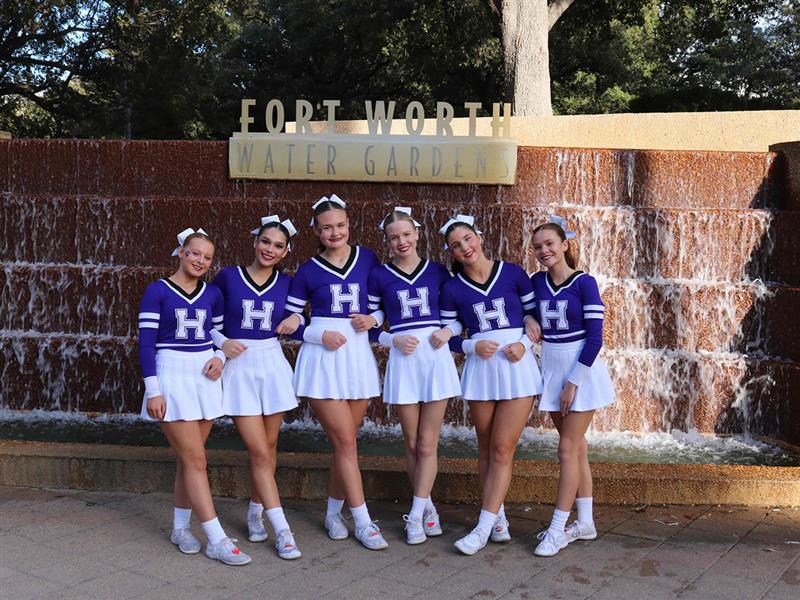 Our HHS cheerleaders competed in the UIL State Spirit Competition in Fort Worth. They got on the mat and KILLED it! Great job ladies!